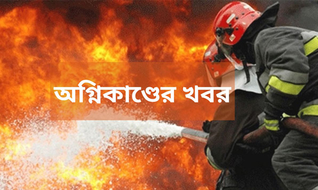 ঘোড়াঘাটে অগ্নিকান্ডে ৫টি দোকান পুড়ে ভুষ্মীভুত