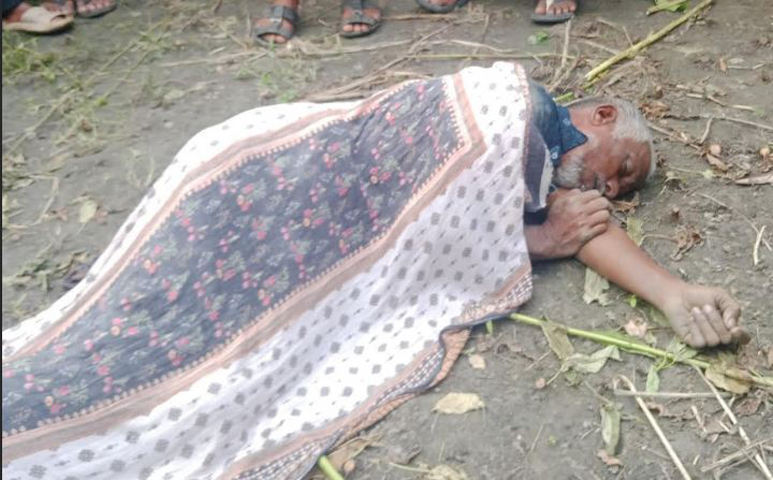 খানসামায় পাটক্ষেতে ব্যবসায়ীর লাশ উদ্ধার