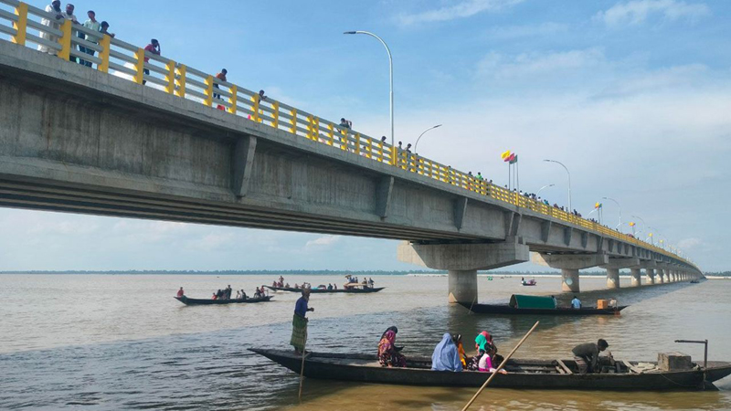 তিস্তার ওপর নির্মিত স্বপ্নের ‘মওলানা ভাসানী সেতু’র যাত্রা শুরু
