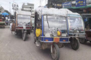 ঠাকুরগাঁওয়ে যানজটে ইজি বাইকের যত্রতত্র পার্কিংয়ে জনদুর্ভোগ