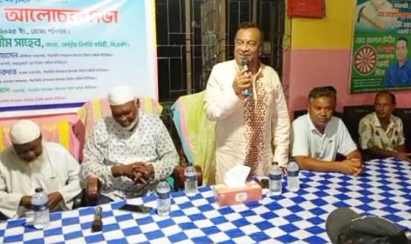 নির্মাণ শ্রমিকের সাথে মতবিনিময় করেন ফয়সাল আলীম