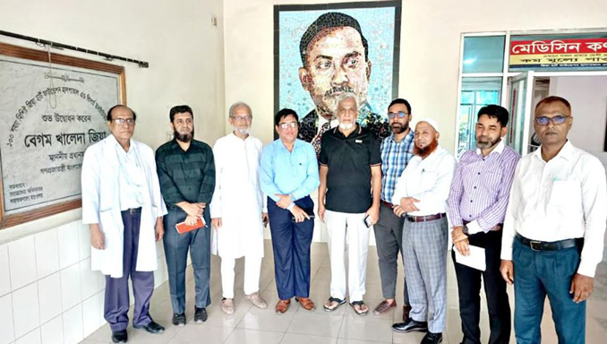 সমাজসেবা অধিদপ্তরের জাতীয় প্রকল্প পরিচালকের দিনাজপুর জিয়া হার্ট ফাউন্ডেশন পরিদর্শন