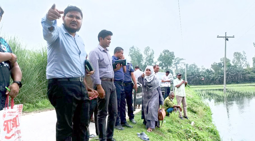 পলাশবাড়ীতে দেশীয় মাছ রক্ষায় ভ্রাম্যমান আদালতের অভিযান