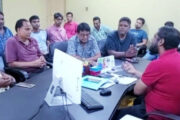 বোয়ালমারী প্রেসক্লাবের সদস্যদের সাথে উপজেলা স্বাস্থ্য কর্মকর্তার মতবিনিময়
