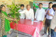 ফুলবাড়ীতে প্রতিবন্ধী শিশুদের মাঝে গাছের চারা বিতরণ