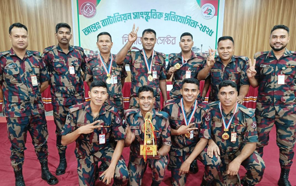 দিনাজপুর সেক্টরের আন্ত:ব্যাটালিয়ন সাংস্কৃতিক প্রতিযোগিতায় জয়পুরহাট ২০ বিজিবি সঙ্গীতে শ্রেষ্ঠ