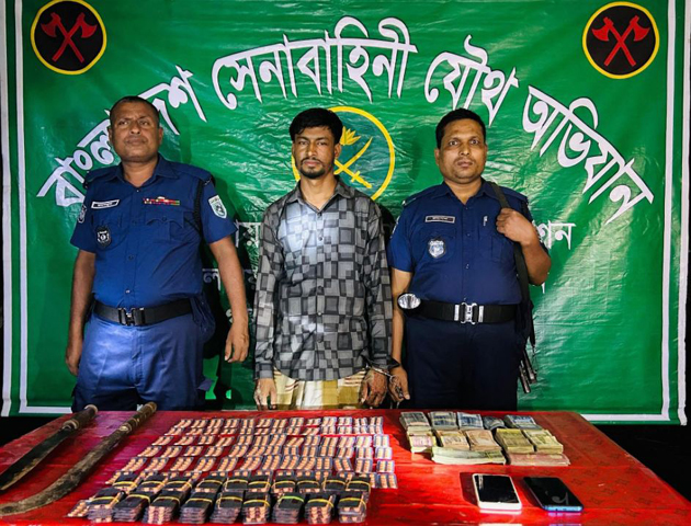 গোবিন্দগঞ্জে বিপুল পরিমাণ নিষিদ্ধ ট্যাপেন্টাডল ট্যাবলেটসহ মাদক কারবারি আটক