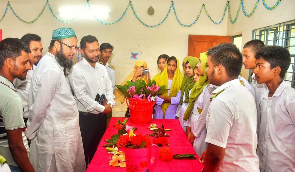 দিনাজপুরে তফিউদ্দীন মেমোরিয়াল হাই স্কুলে বর্ষা উৎসব ও জাতীয় সংগীত প্রতিযোগিতা অনুষ্ঠিত