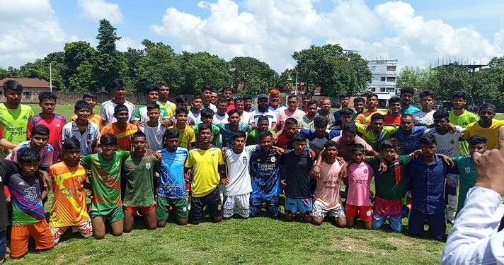 বিরলে খেলোয়াড় বাছাই কার্যক্রমের শুভ উদ্বোধন