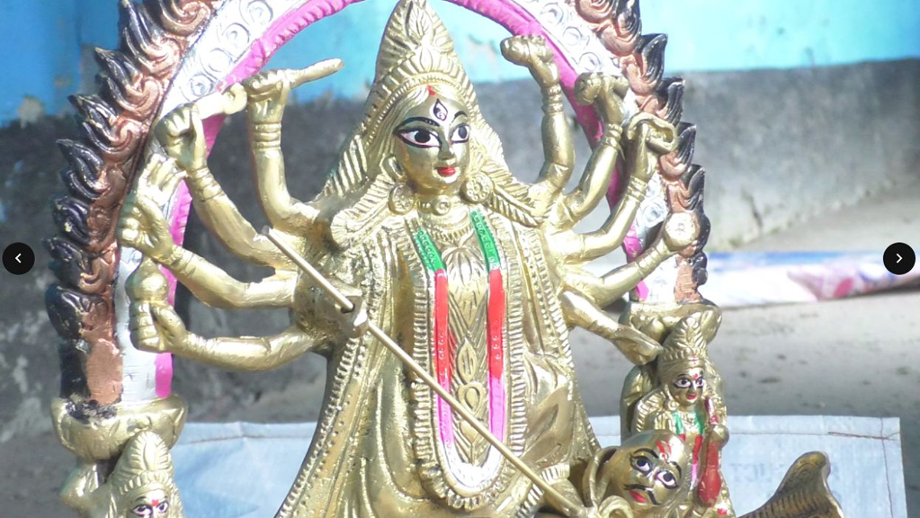 গোবিন্দগঞ্জে শারদীয় দুর্গাপূজায় ব্যয় সংকোচন ও সাশ্রয়ি করতে পিতলের প্রতিমায় পূজা করার উদ্যোগ ব্যক্তিক্রমী উদ্যোগ   