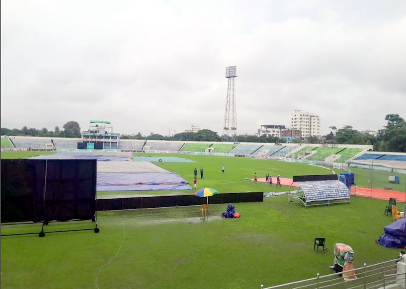 বগুড়ায় এনসিএল টি ২০ সিলেট ও রংপুরের ম্যাচ বৃষ্টিতে পরিত্যক্ত