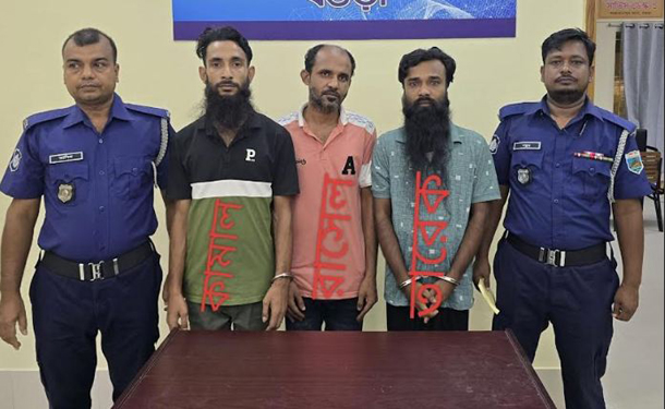 বগুড়ায় ডিবি পুলিশ পরিচয়ে ডাকাতি: গ্রেপ্তার ৭