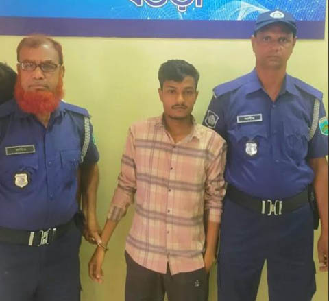 শাজাহানপুরে মিছিলের প্রস্তুতিকালে নিষিদ্ধ ঘোষিত ছাত্রলীগ নেতা গ্রেফতার