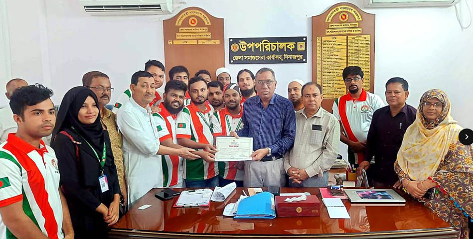 অবশেষে নিবন্ধন পেল দিনাজপুর রক্তদান সমাজকল্যাণ সংস্থা