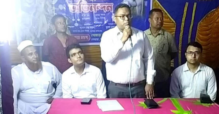 হাকিমপুরে বিভিন্ন পূজা মন্ডপ পরিদর্শনে অতিরিক্ত জেলা প্রশাসক হাবিবুল হাসান