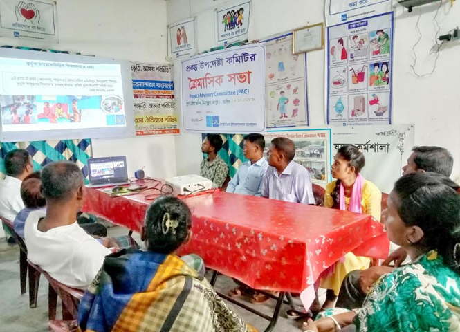 মিঠাপুকুরে প্রকল্প উপদেষ্টা কমিটির আলোচনা সভা