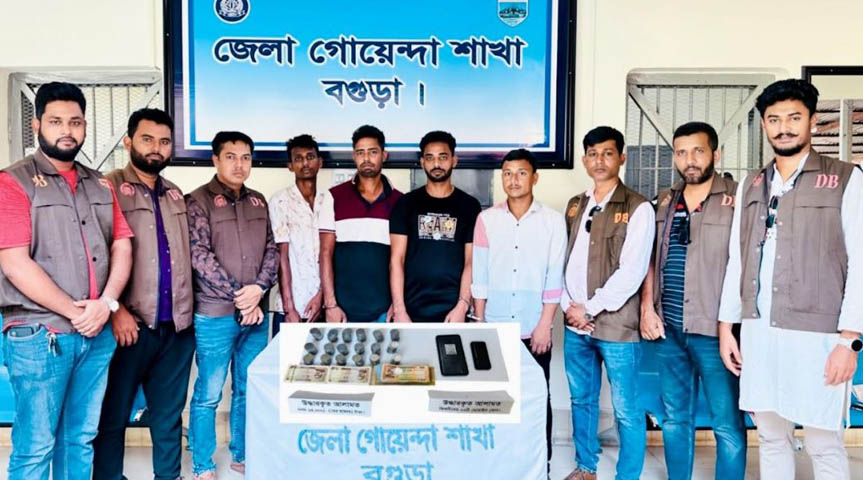 বগুড়ায় খুনসহ ডাকাতি: মূলহোতা জুয়েলসহ চারজন গ্রেপ্তার