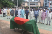 বীর মুক্তিযোদ্ধা মোকছেদুর রহমানকে রাষ্ট্রীয় মর্যাদায় দাফন