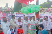 দিনাজপুরে দেশনেত্রী বেগম খালেদা জিয়া গোল্ডকাপ ফুটবল টুর্নামেন্টের উদ্বোধন