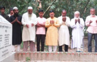 শহীদ বিশালের কবর জিয়ারত করেন ইউএনও সেলিম