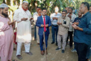 পাঁচবিবি পৌরসভার রাস্তার ঢালাই কাজের উদ্বোধন