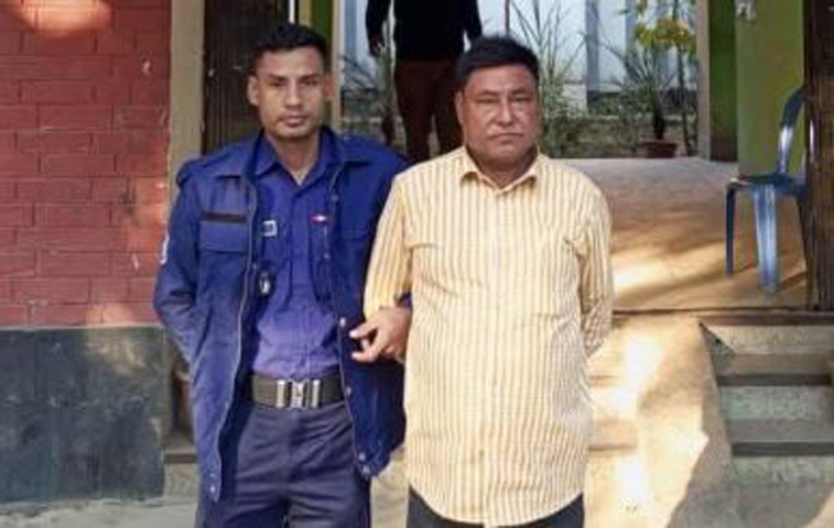 বিরলে নাশকতা চেষ্টার মামলায় ইউপি চেয়ারম্যান মুকুল চন্দ্র রায় গ্রেফতার