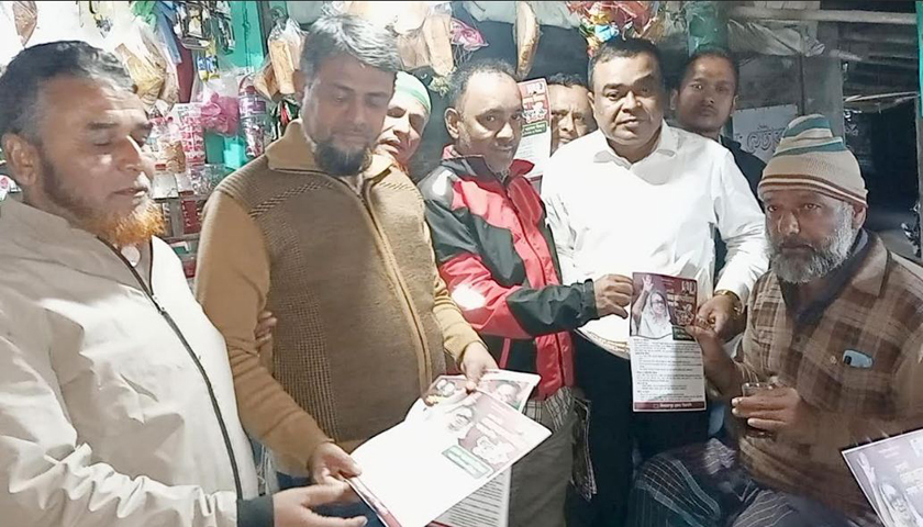 ধানের শীষে ভোট দিয়ে খালেদা জিয়ার সাথেই থাকুন-জেলা বিএনপির প্রচার সম্পাদক বাবু চৌধুরী
