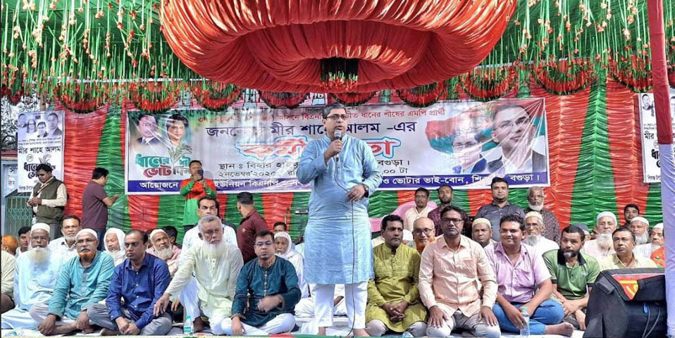 নির্বাচনের আগে গণভোটের দাবি নর্দমায় ভেস্তে যাবে-মীর শাহে আলম