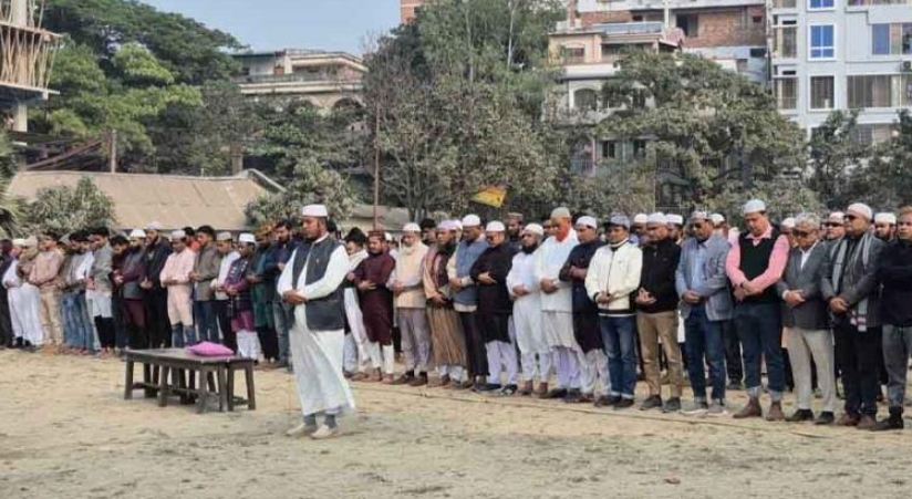 বগুড়ায় ইনকিলাব মঞ্চের মুখপাত্রের গায়েবানা জানাজা ও বিক্ষোভ