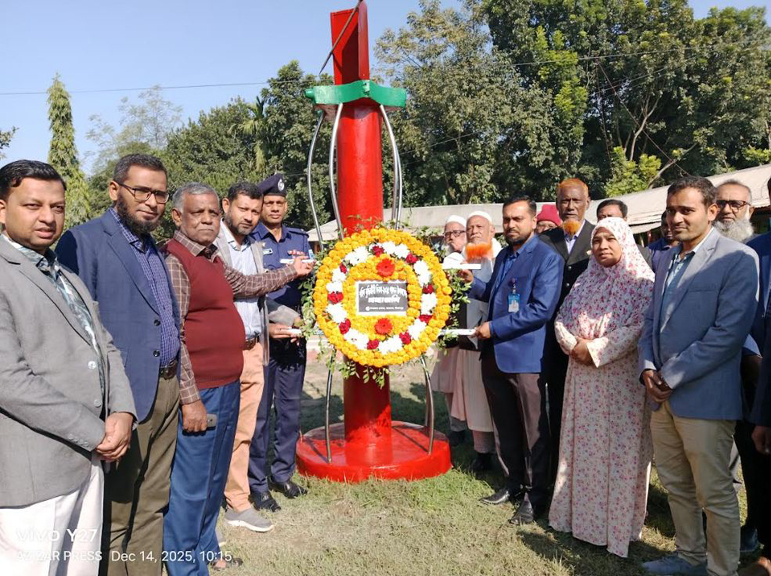 খানসামায় যথাযোগ্য মর্যাদায় শহীদ বুদ্ধিজীবী দিবস পালিত