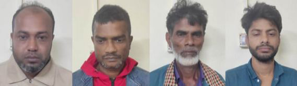 ধুনটে ডিবি পুলিশের অভিযানে ১৫০ ইয়াবাসহ চার চিহ্নিত মাদককারবারি আটক