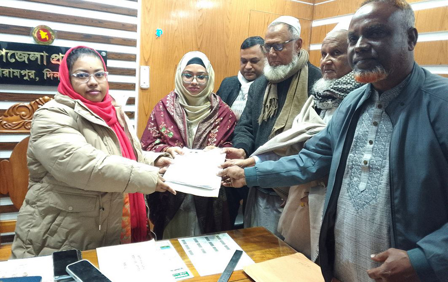 বিরামপুরে বিএনপি স্থায়ী কমিটির সদস্য জাহিদ হোসেন ও স্বতন্ত্র প্রার্থীর মনোনয়নপত্র দাখিল