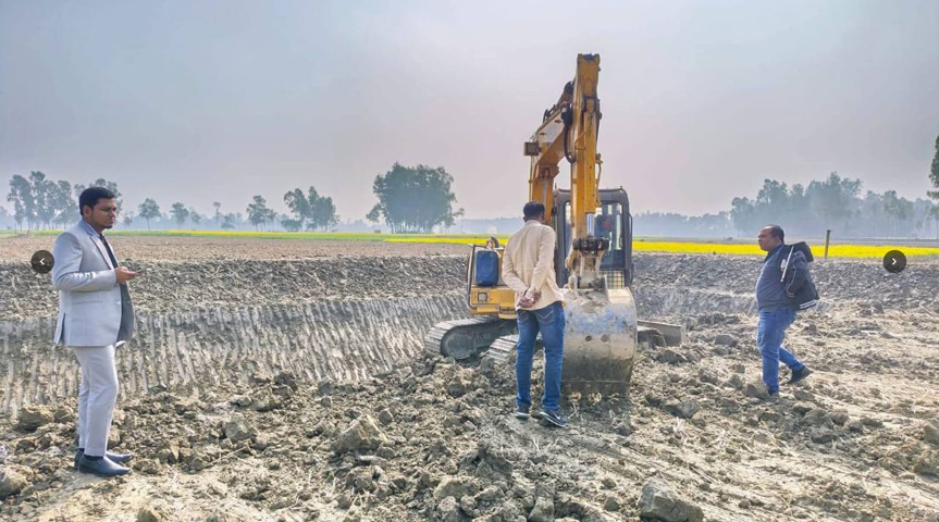 সারিয়াকান্দিতে কৃষি জমির টপসয়েল কাটার অপরাধে ৫০ হাজর টাকা জরিমানা 