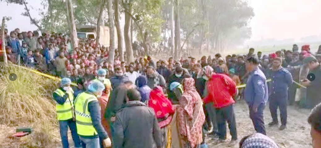 বদরগঞ্জে বস্তাবন্দী অজ্ঞাত নারীর লাশ উদ্ধার