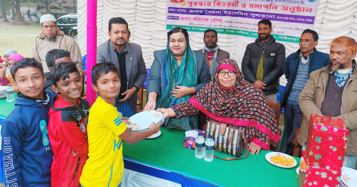 গোবিন্দগঞ্জে জাতীয় শীতকালীন ক্রীড়া প্রতিযোগিতা অনুষ্ঠিত
