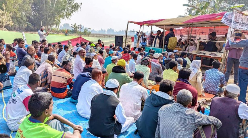 হাকিমপুরে নির্বাচনি পথসভায় দাঁড়িপাল্লা প্রতীকে ভোট দেওয়ার আহবান -আনোয়ারুল ইসলম
