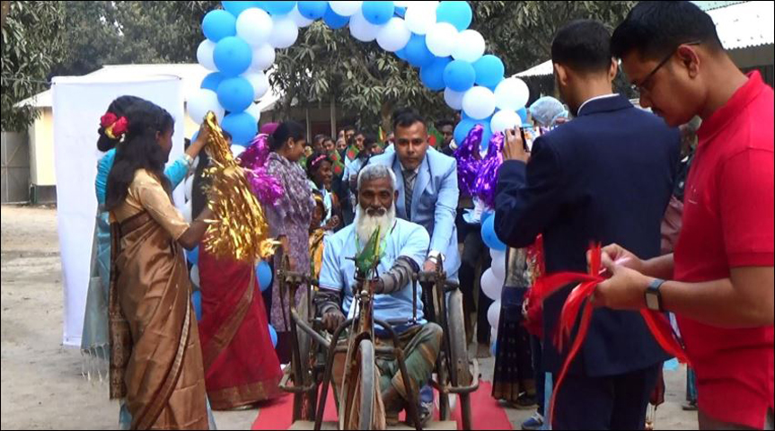 ঘোড়াঘাটে প্রতিবন্ধিদের মাঝে শীতবস্ত্র কম্বল বিতারণ উপলক্ষে এক আলোচনা সভা হয়েছে