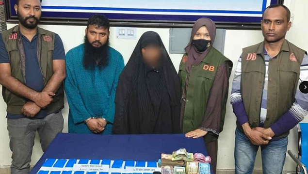 বগুড়ায় ৪ হাজার পিস ইয়াবাসহ দম্পতি গ্রেপ্তার