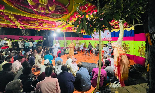 হরিপুর বুড়ি মন্ডপ শহীদ নগর গ্রামে বাউল সাধু সঙ্গের অনুষ্ঠান অনুষ্ঠিত