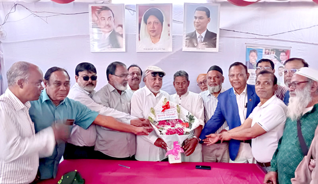 দিনাজপুরে নবনির্বাচিত এমপি সৈয়দ জাহাঙ্গীর আলমকে সংবর্ধনা