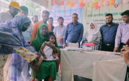 ধুনটে হাম-রুবেলা টিকাদান কর্মসূচির উদ্বোধন