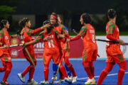 এশিয়ান গেমস হকি বাছাই : সিঙ্গাপুরকে হারিয়ে ফাইনালে বাংলাদেশের মেয়েরা