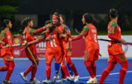 এশিয়ান গেমস হকি বাছাই : সিঙ্গাপুরকে হারিয়ে ফাইনালে বাংলাদেশের মেয়েরা