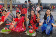 ফুল ভাসিয়ে বিজু উৎসব শুরু