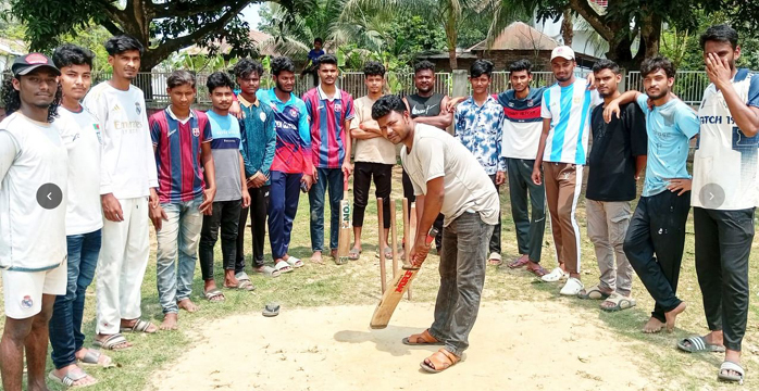 পাঁচবিবর সীমান্তের পাড়ে প্রীতি ক্রিকেট টুর্নামেন্ট অনুষ্ঠিত