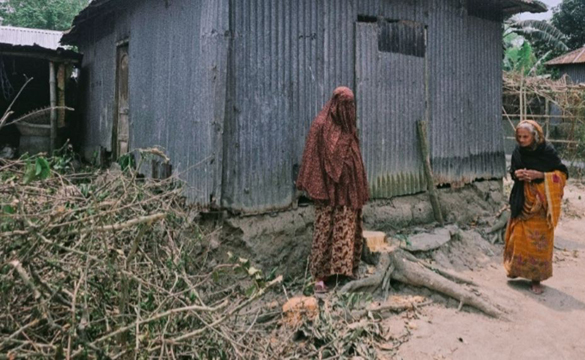 পৈতৃক জমির বিরোধে ধুনটে শিক্ষকের বাড়ির গাছ কেটে নেওয়া, মা ও স্ত্রীকে নির্যাতনের অভিযোগ