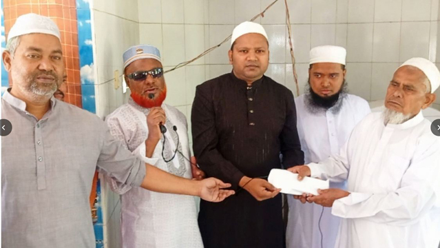 পাঁচবিবিতে মসজিদে এসি প্রদান
