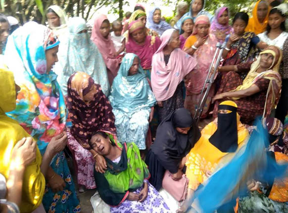 ফুলবাড়ীতে পুকুরসদৃশ গর্তের পানিতে ডুবে ভাইবোনো মৃত্যু