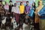 বিরলে সোসাইটি ফর উদ্যোগ এর আয়োজনে ছাগল বিতরণ