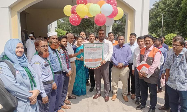 গ্রিণ এন্ড ক্লিন দিনাজপুরকে গড়ার লক্ষ্যে সবুজ ও পরিবেশ বান্ধব কার্যক্রমের উদ্বোধন